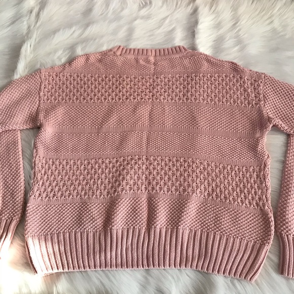 H&M Divided pink crew neck knit sweater NWOT - Picture 8 of 8
